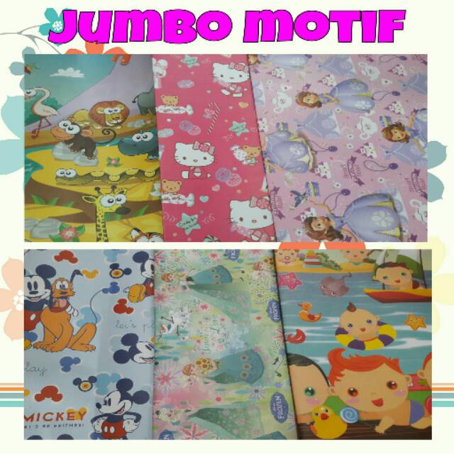 

Kertad kado jumbo motif random (GOJEK)