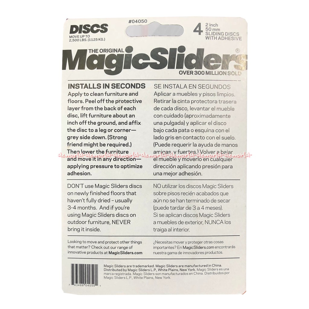 Magicslide For Carpet Wood Tile 2Inch 50mm Alas Karpet Kayu Keramik