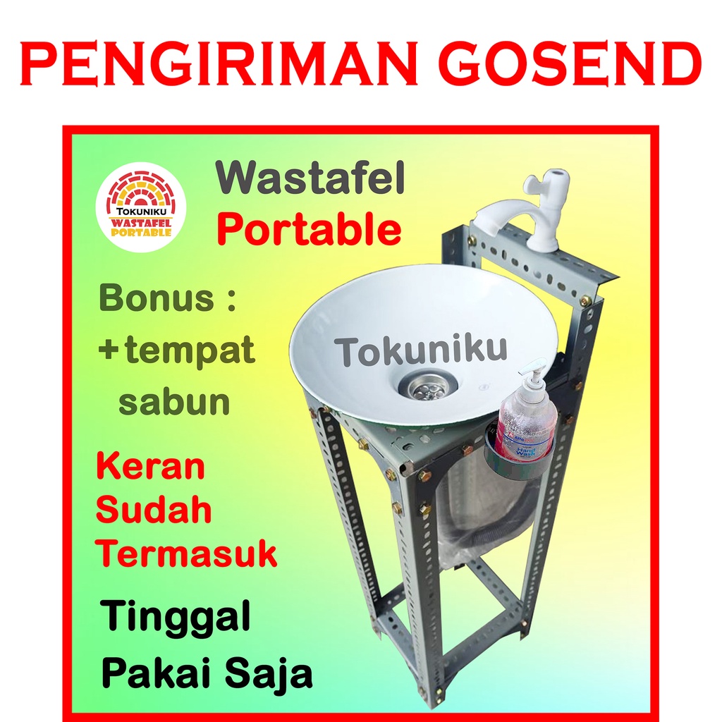 TOKUNIKU Wastafel Portable Ekonomis Kecil Mini