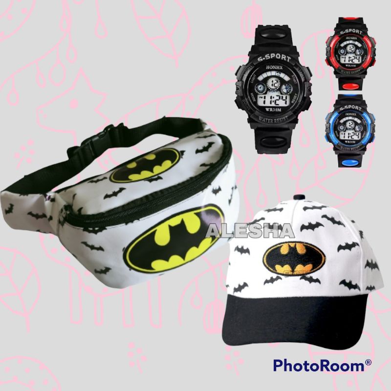 Waistbag/Tas Selempang Anak Laki Laki Karakter Batman Murah