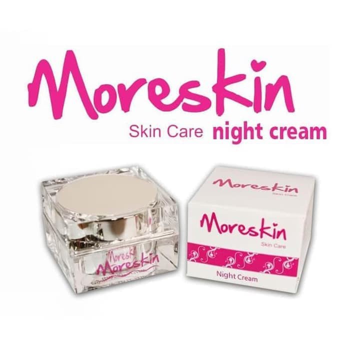 MORESKIN DAY CREAM / NIGHT CREAM - SCP / SCM NASA - MELEMBABKAN WAJAH - MENCERAHKAN WAJAH