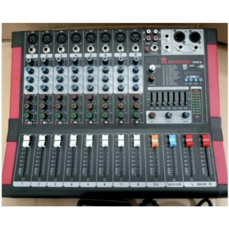 Mixer Soundqueen Mini 8 Original 8 Channel Terbaik