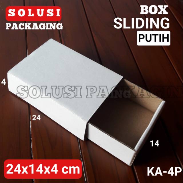 

ISI 10PCS KARDUS KOTAK SLIDING 24X14X4 PUTIH tipe ST22 | KARDUS HP KOTAK KADO KARDUS SEPATU KOTAK AKSESORIS BOX