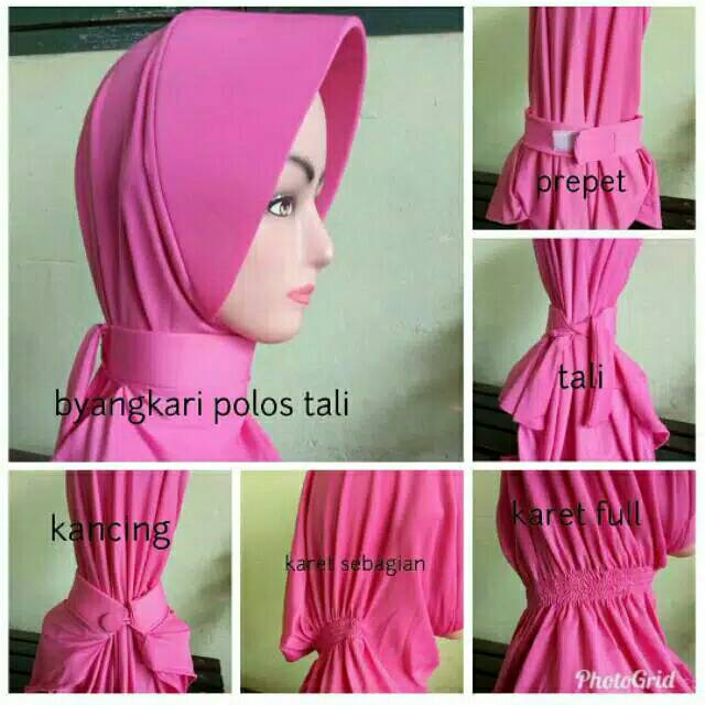 JILBAB PSH BHAYANGKARI / HIJAB BHAYANGKARI / JILBAB BHAYANGKARI GARIS BANYAK