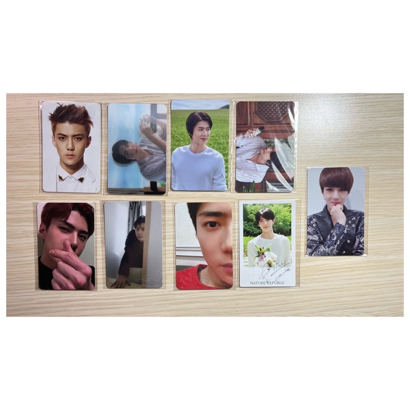 SEHUN EXO OFFICIAL PHOTOCARD - PC SEHUN