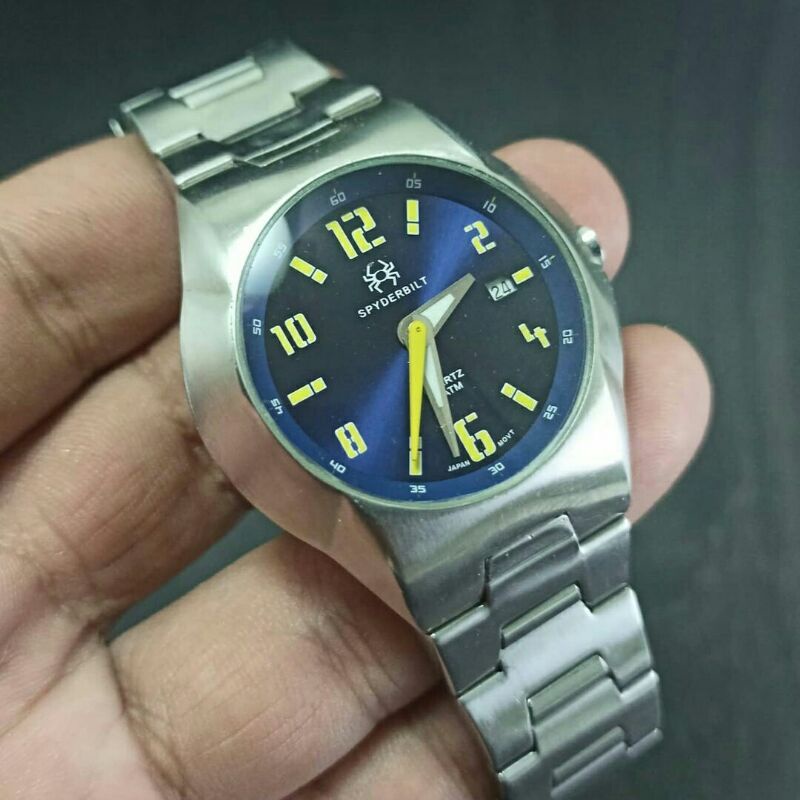 jam Spyderbilt strap stainless steel kond 90