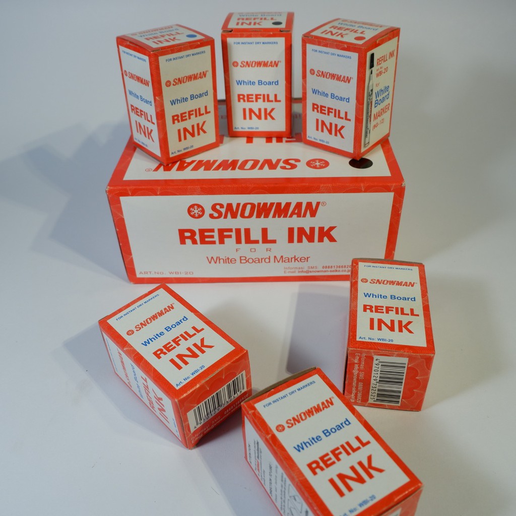 

TINTA SNOWMAN WHITE BOARD MARKING / REFILL TINTA SNOWMAN | ALHAZEN_BS