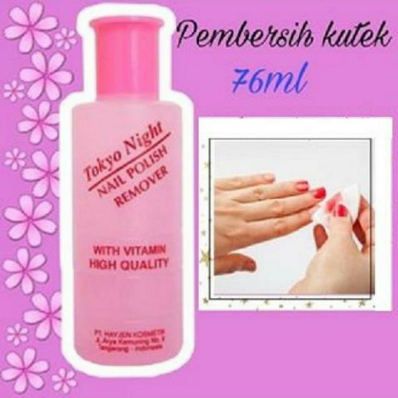 PEMBERSIH KUTEK | NAIL POLISH REMOVER | ANJALY | TOKYO NIGHT