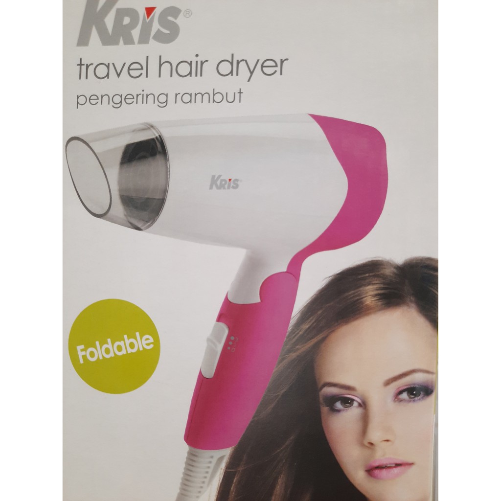 Travel Hair Dryer / Pengering Rambut - Pink / Green / Purple