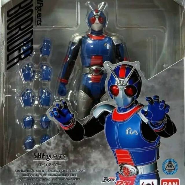 SHF Kamen Rider RX Bio/ksatria baja hitam bio