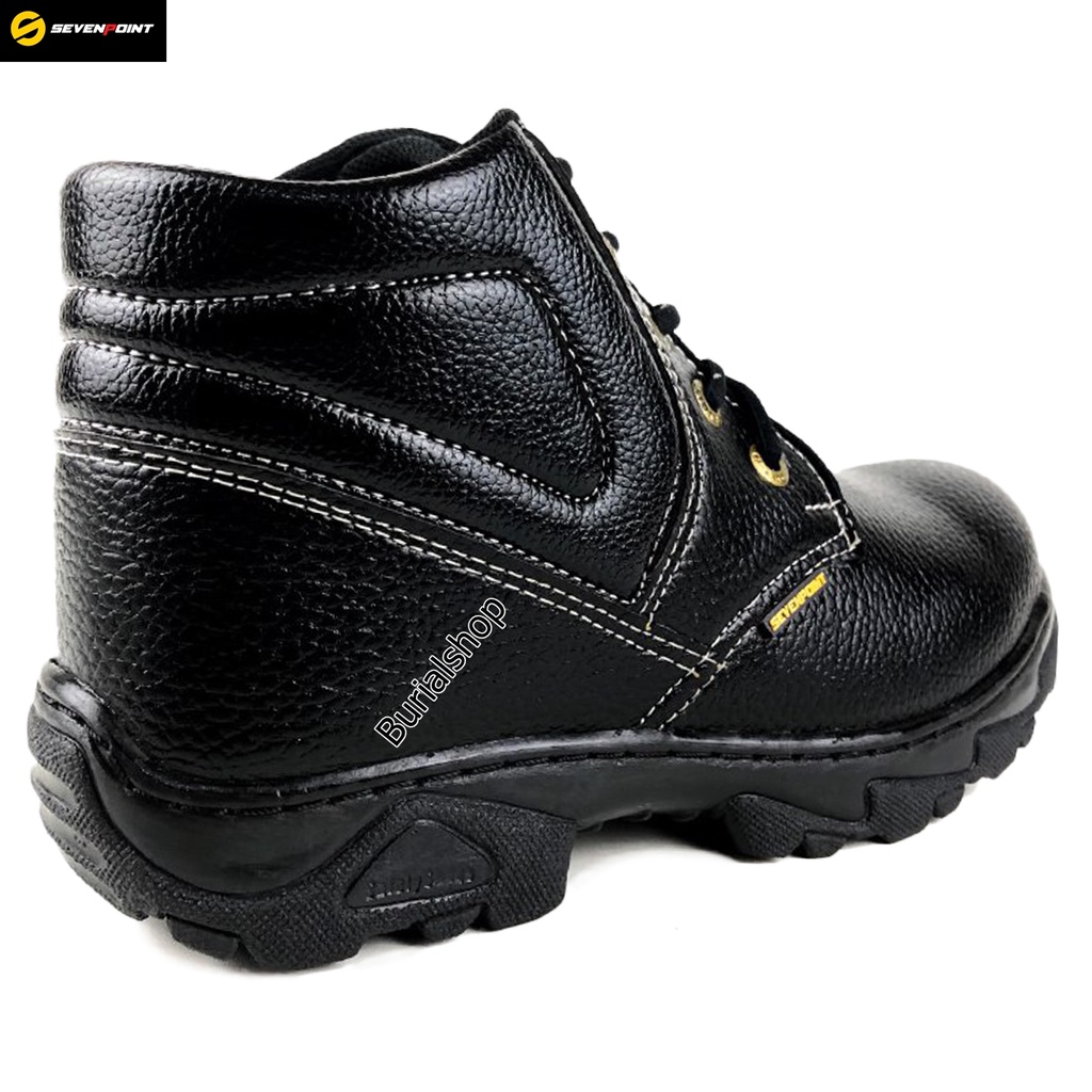 Sepatu Safety Boots Original Ujung Besi Original  Pria Wanita Septi Sefty Kerja Lapangan Proyek BS