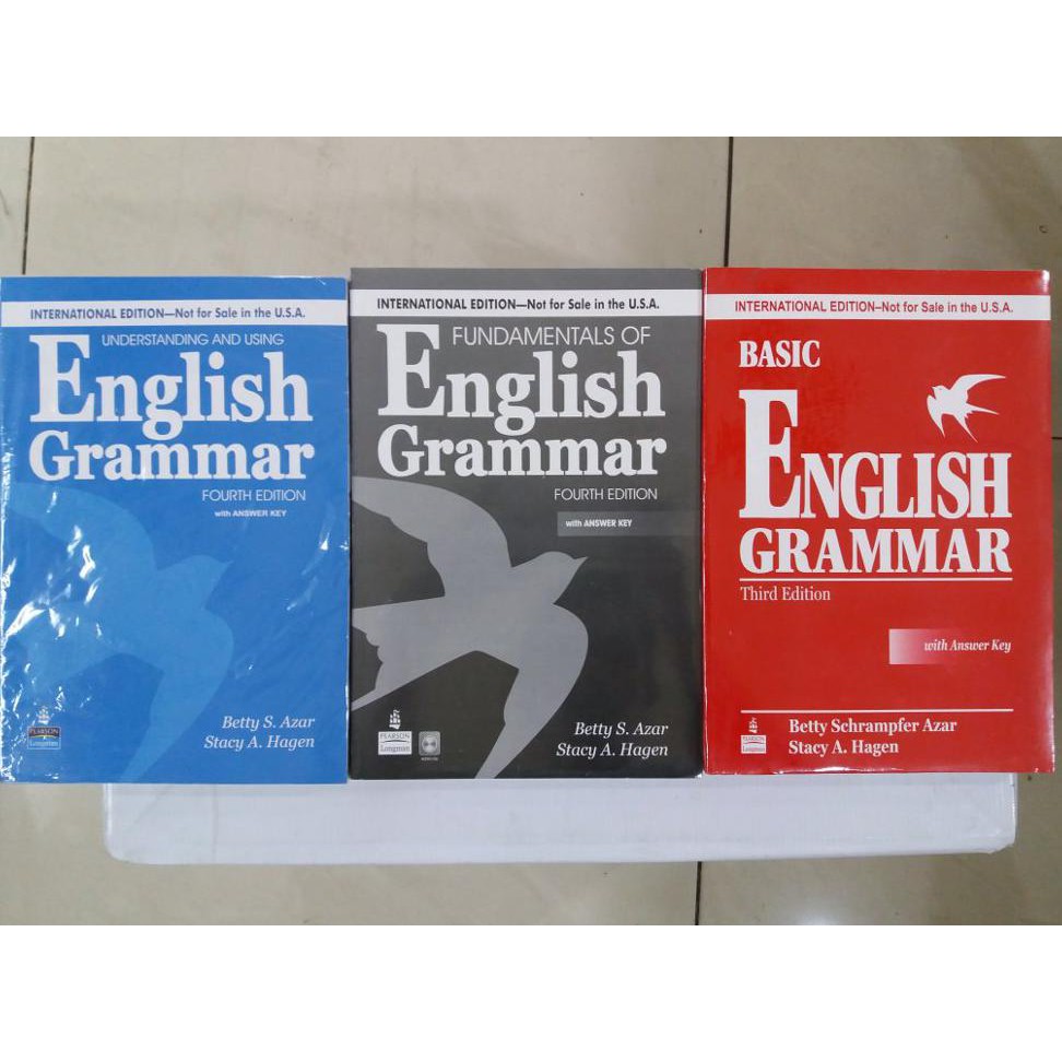 Paling Murah English Grammar Paket 3 Buku ( Betty Schrampfer Azar )