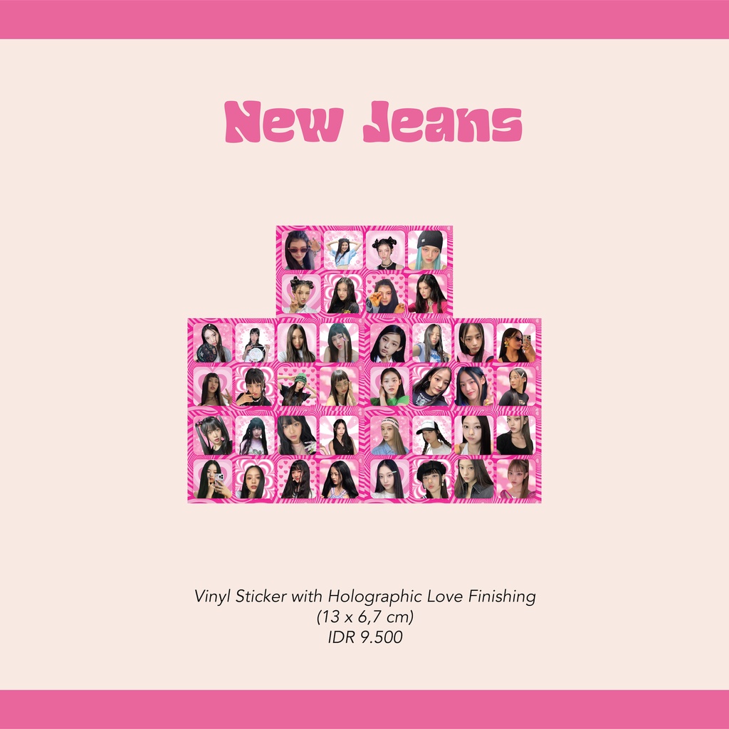 

[NAKASHAKI] - New Jeans Pinky Core Sticker