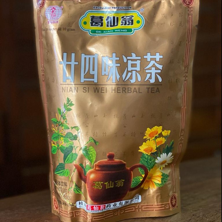 

Nian Si Wei Herbal Tea - Teh Herbal Pereda Panas Dalam