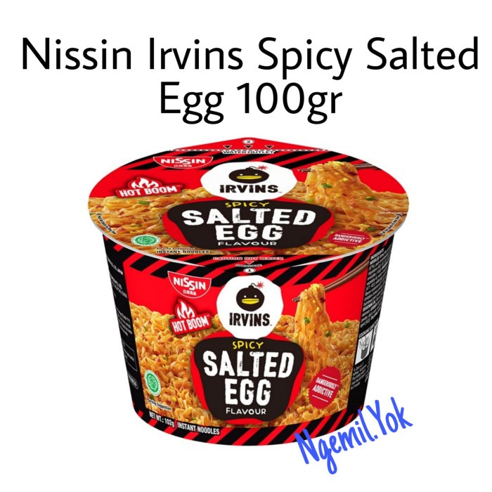 

Nissin Irvins Salted Egg Noodle