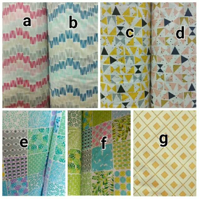 Gorden kolong dapur/Gorden bawah kompor motif matrix