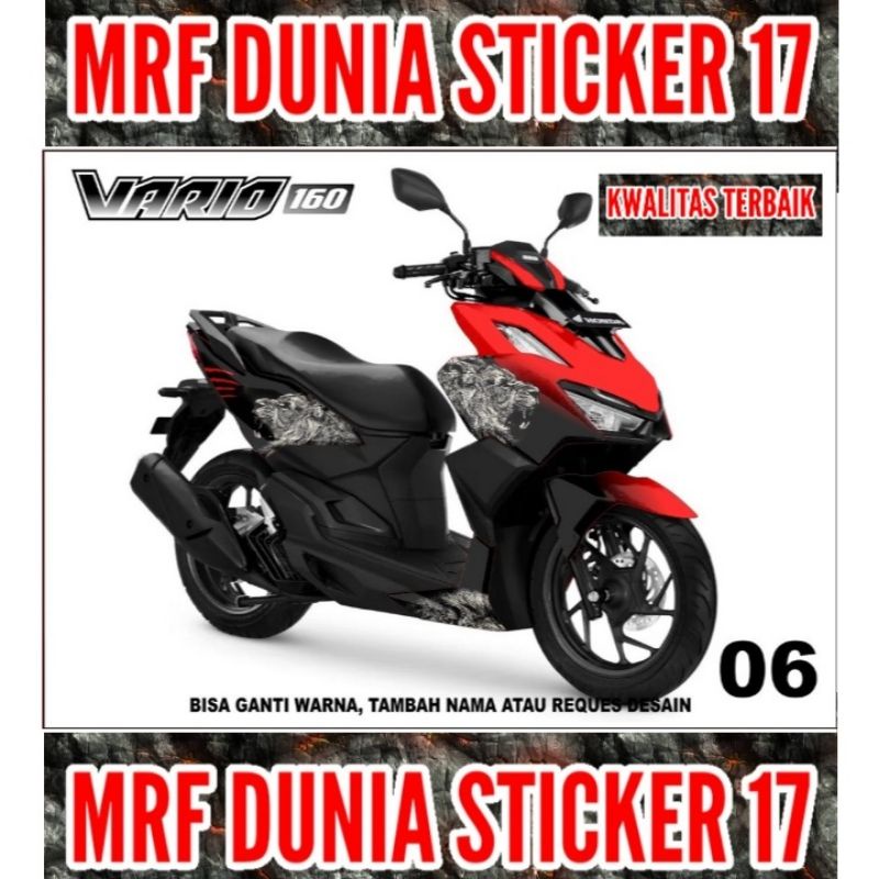 Sticker decal Vario 160 Full Body  Decal Motor Vario 160 Sticker Motor Vario 160 Decal Sticker Motor