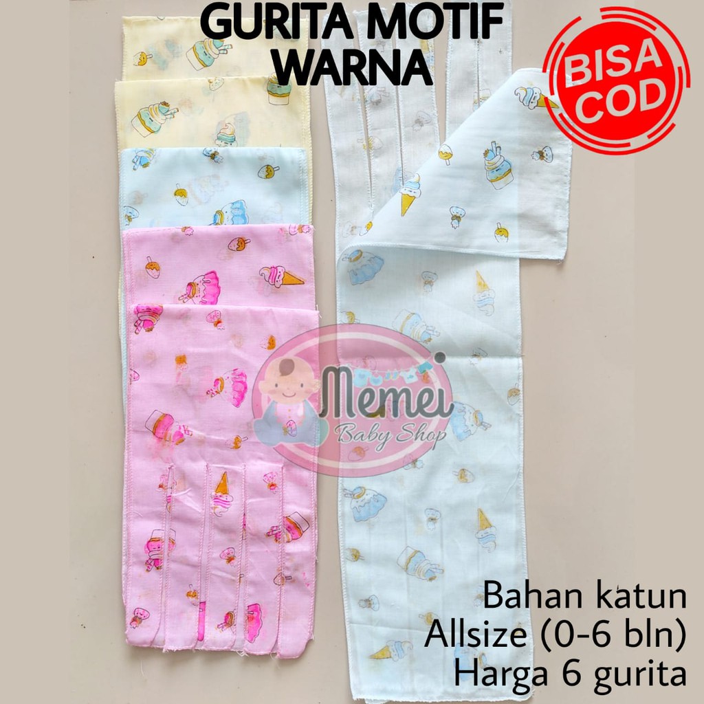 1 LUSIN (12 pcs) Gurita bayi ikat WARNA MOTIF grosir murah bagus