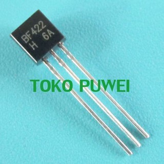 Bf422 F422 To 92 Npn 250v 0 1a High Voltage Transistor J Shopee Indonesia