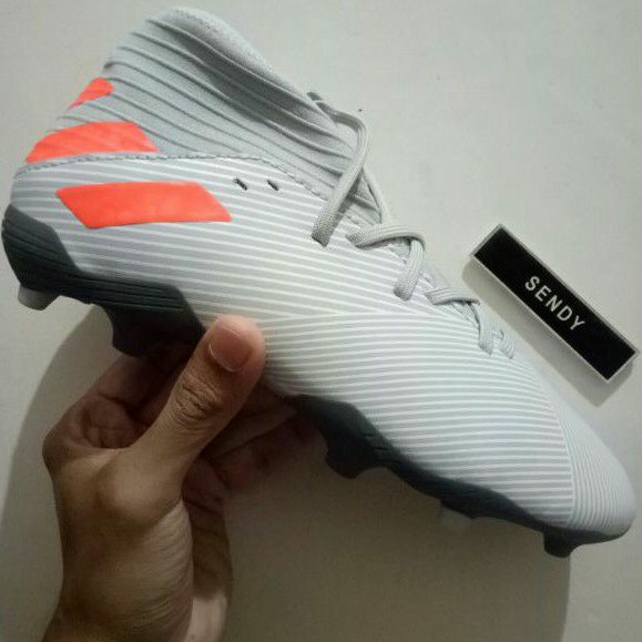 Adidas Nemeziz 19.3 FG J Grey  EF8302 Sepatu Bola Anak Original