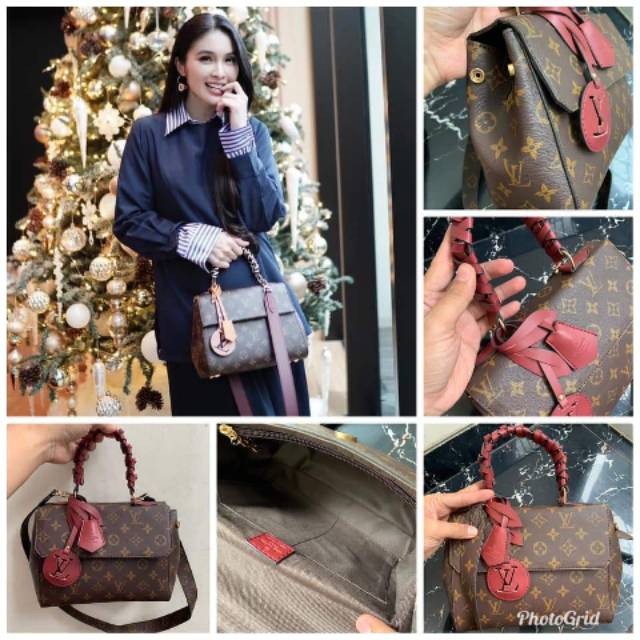 LV CLUNNY Tali kepang.  Tas Import.  Semui premium