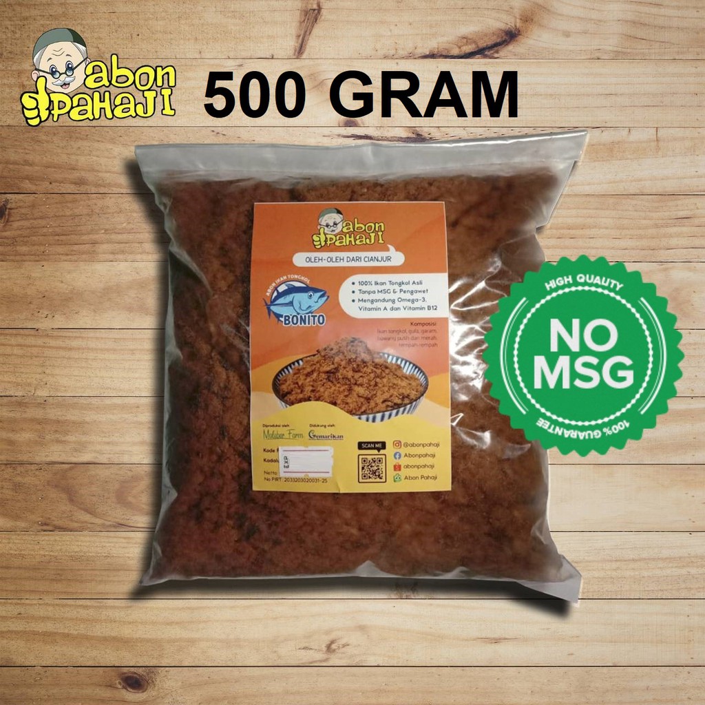 

Abon Ayam Ikan Pedas / Ori Non MSG & Pengawet 500gr