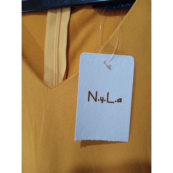 A line dress N.y.L.a (yellow)