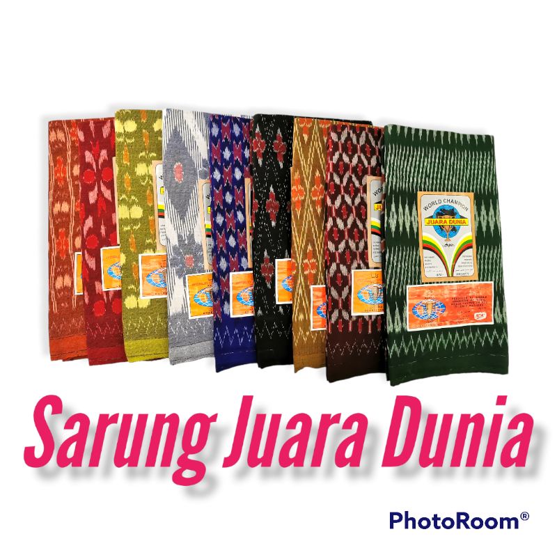 Sarung Goyor Tenun Juara Dunia(original/asli)