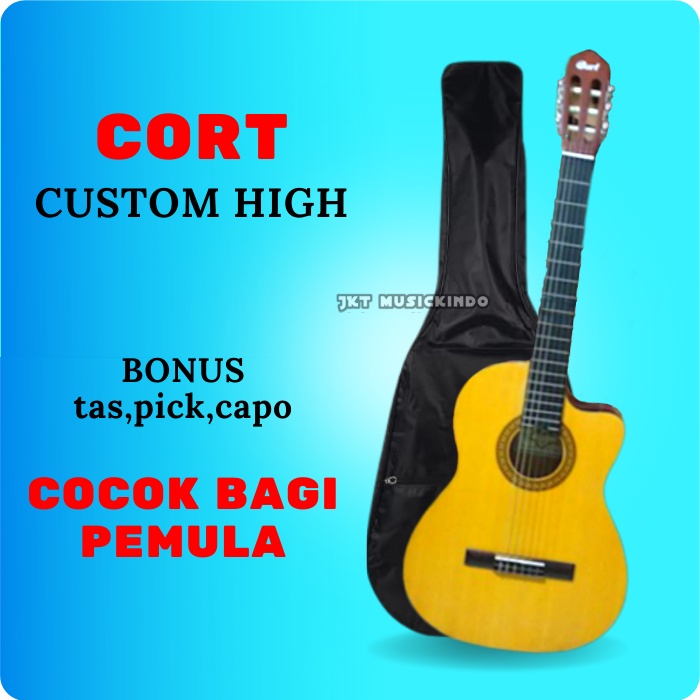 Gitar akustik cort custom gitar klasik nilon murah