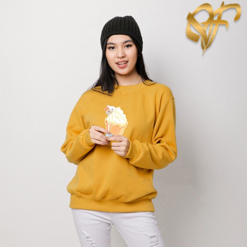 Sweater Van Rilex Aesthetic BTS BT21 Pria &amp; Wanita | Sweater Korea Style Fleece Cotton | Dhea Fashion