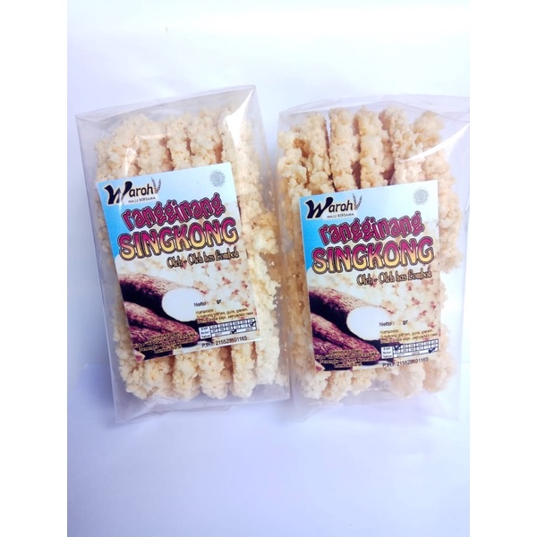 rengginang singkong Matang/mentah