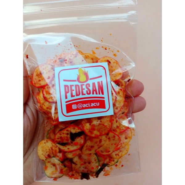 

krupuk seblak daun jeruk