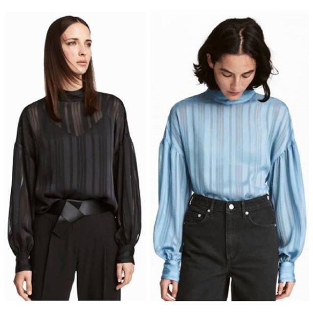  CB H M Balloonsleeve Blouse  Baju  Lengan Panjang Wanita 