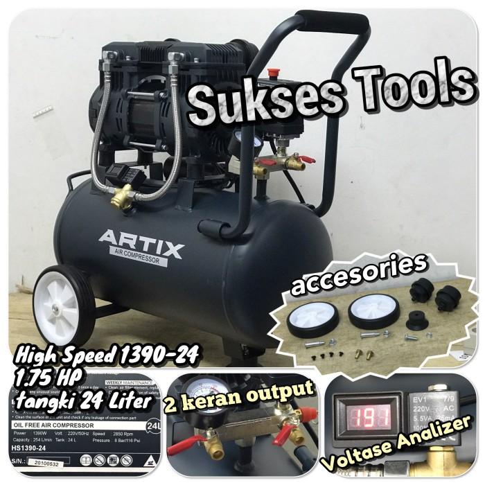 Artix Hs 1390-30 High Speed Kompressor Oilless / Silent 1.75 Hp 30 L