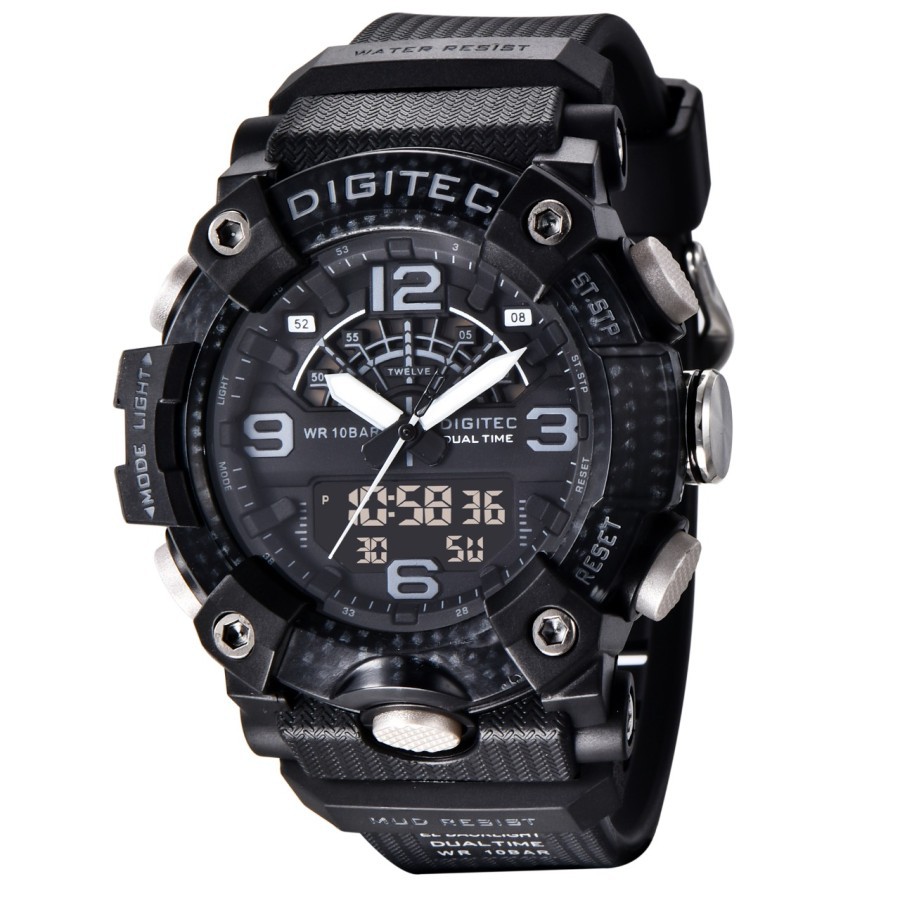 DIGITEC Jam Tangan Digital Sport Pria DA2118T DA 2118T Original Watch