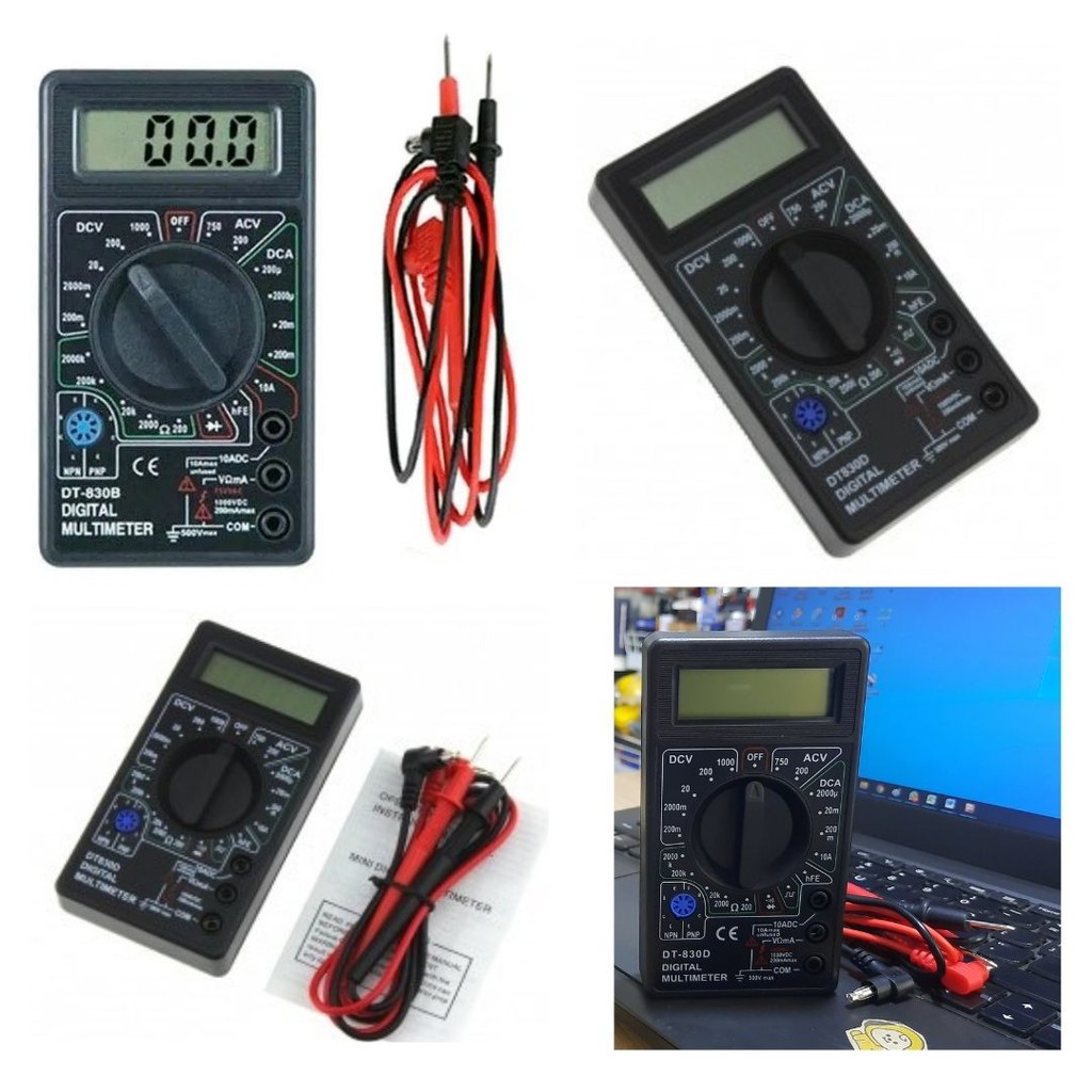 Multimeter Digital LCD Serbaguna Ampere Volt Ohm Tester 111147