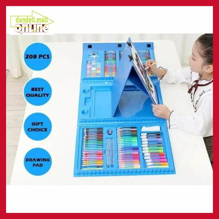 

U8Tyrt67- Crayon Anak Set Isi 208 Pcs Pensil Warna Alat Lukis Set Crayon Set E3Yrf797-