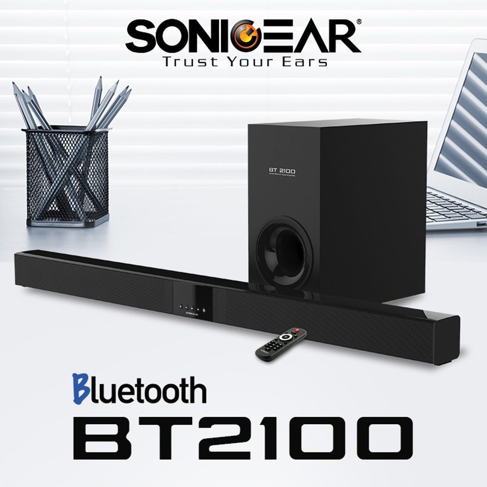 SPEAKER SONICGEAR BT2100 SOUNBAR  SUBWOOFER  BLUETOOTH Berkualitas