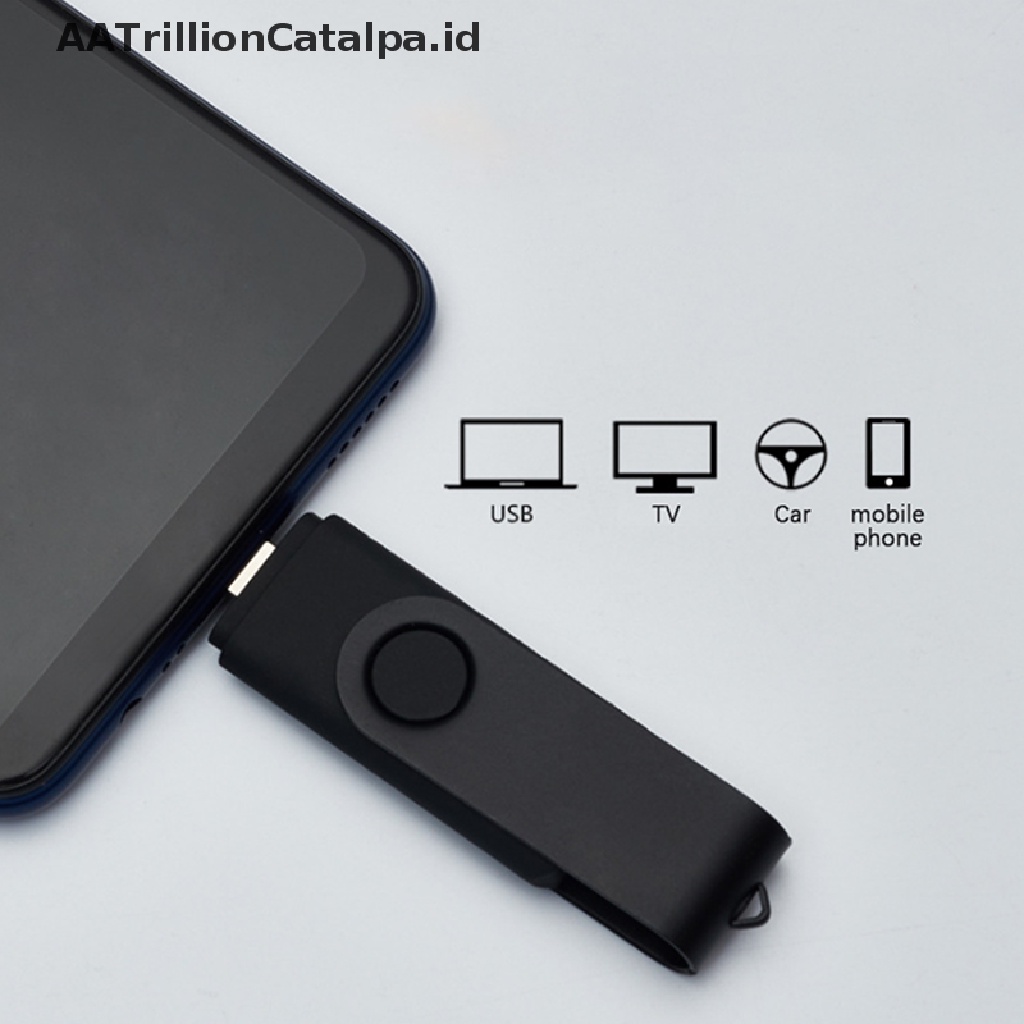 Aatrillioncatalpa Flashdisk OTG USB 2.0 Kapasitas 8GB Untuk Android / PC