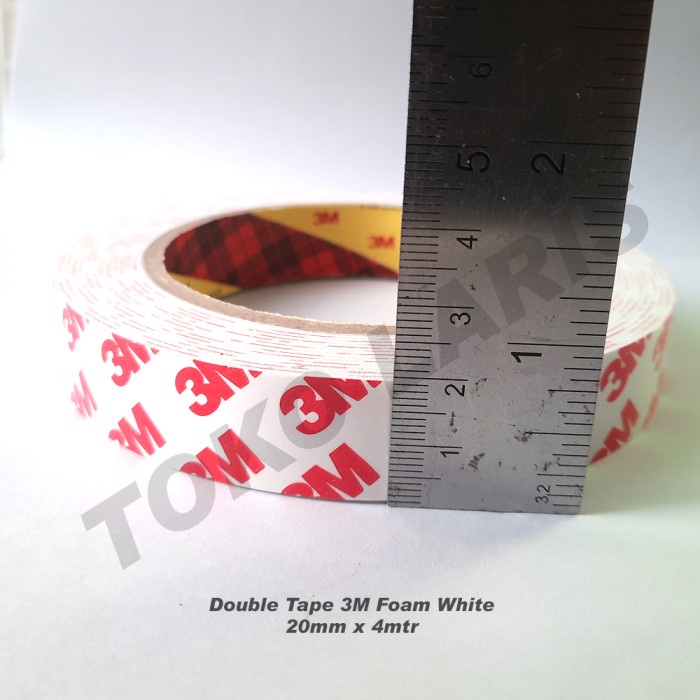 

Unik Double Tape 3M Pe Foam White 18 Mm X 4.5Meter Trendi