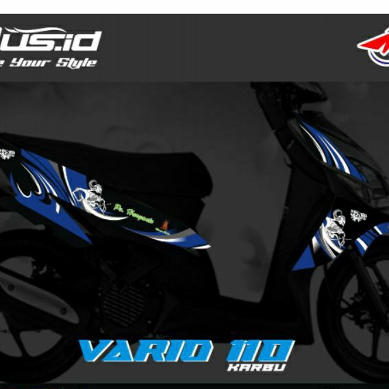 STIKER DECAL LIVERY BUS || VARIO 110 OLD HR & STJ