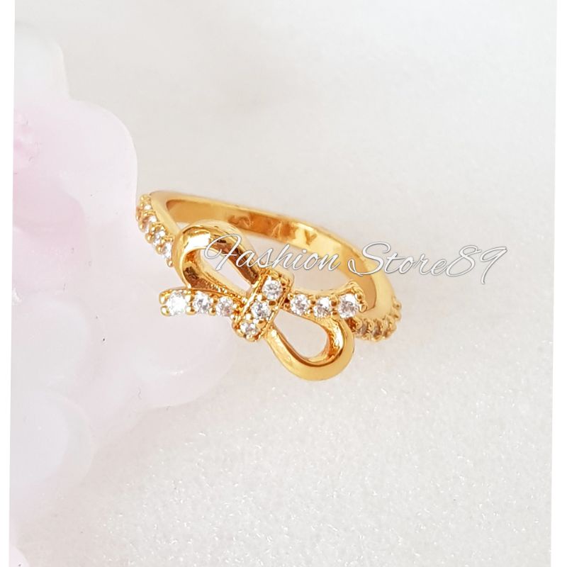 Cincin Pita Fashion Perhiasan lapis emas import Xuping Bestquality