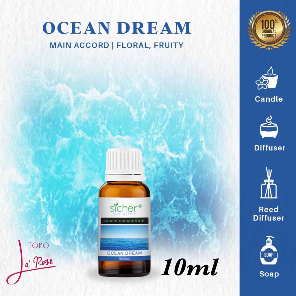 Aromatherapy Ocean Dream Aromaterapi Diffuser Essential Oil Pewangi Ruangan Natural Humidifier Pengharum Ruangan 10ml