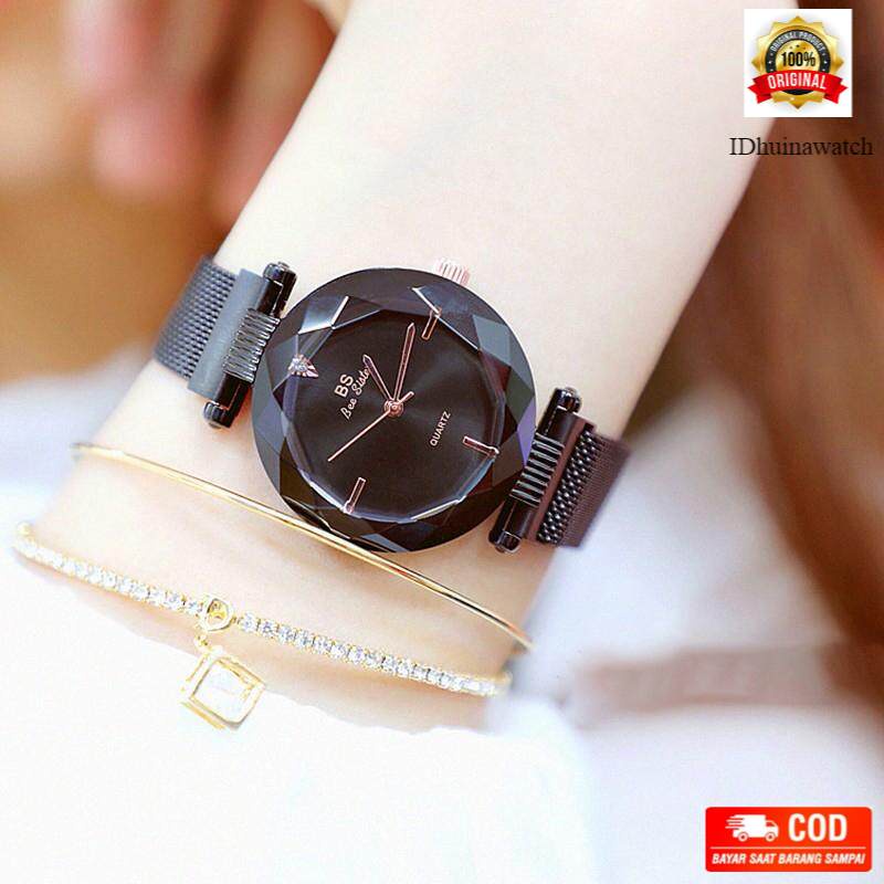 Jam Tangan Wanita BS Bee Sister 1556 Baru Diskon Besar-besaran Jam Tangan Wanita Elegan Mode Langsun
