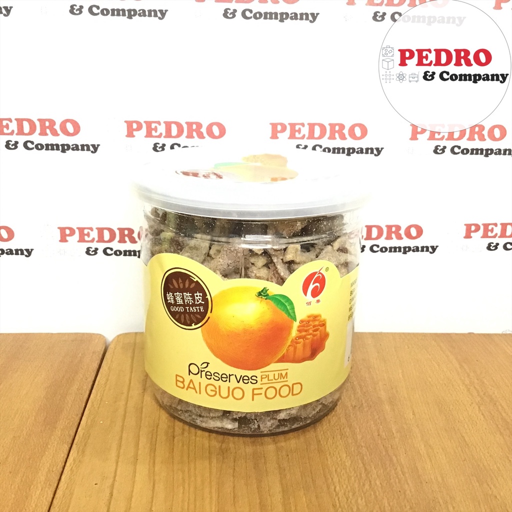 

Bai guo food preserves plum manisan kulit jeruk 180 gram