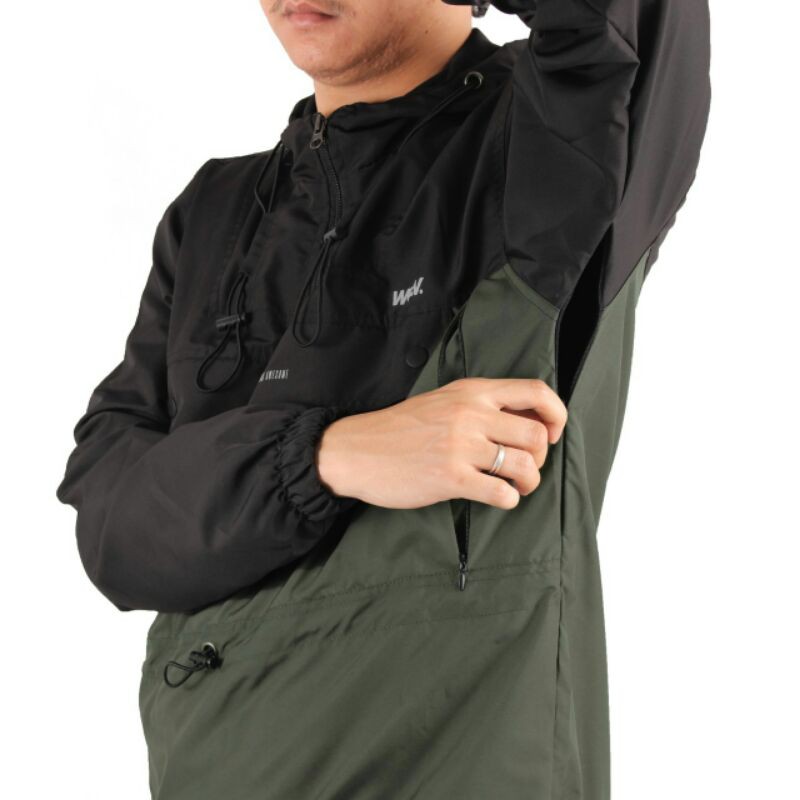 WOLV Jaket Cougle Snowdope Jaket Parasut Pria Jaket Outdoor