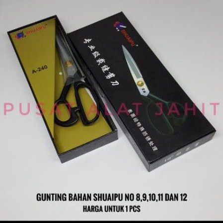 

Zyd GUNTING KAIN SHUAIPU 9 - 12 INCH ALAT POTONG TAJAM BAHAN TUKANG JAHIT TAILOR SCISSORS PAKAIAN