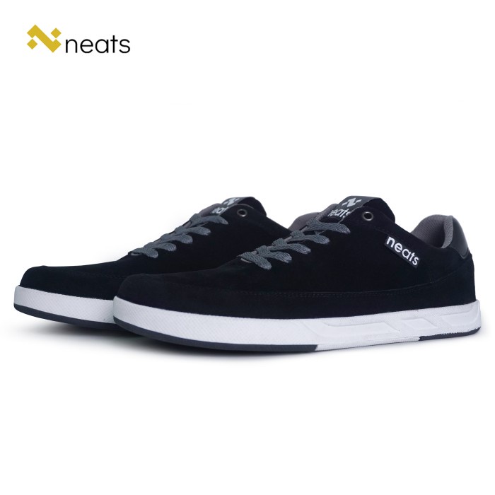 Sepatu Pria N 032 Sepatu Sneakers Pria Original Neats Warna Hitam