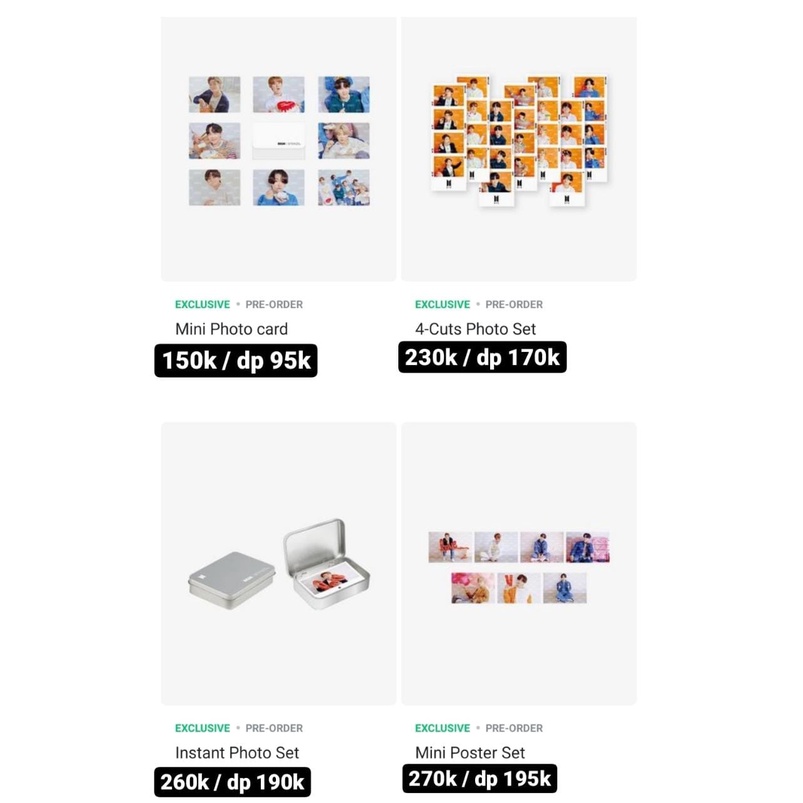 BTS YET TO COME OFFICIAL MERCH