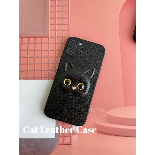 Cat Leather Case Anti Bentur